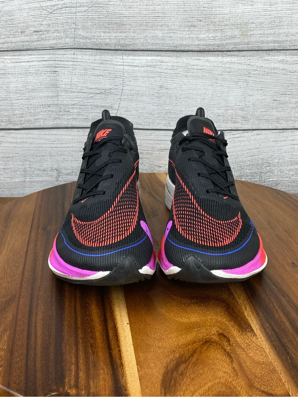 Nike ZoomX Vaporfly Next% 2 Black Fuchsia Crimson Running Shoe Women’s Size 8.5